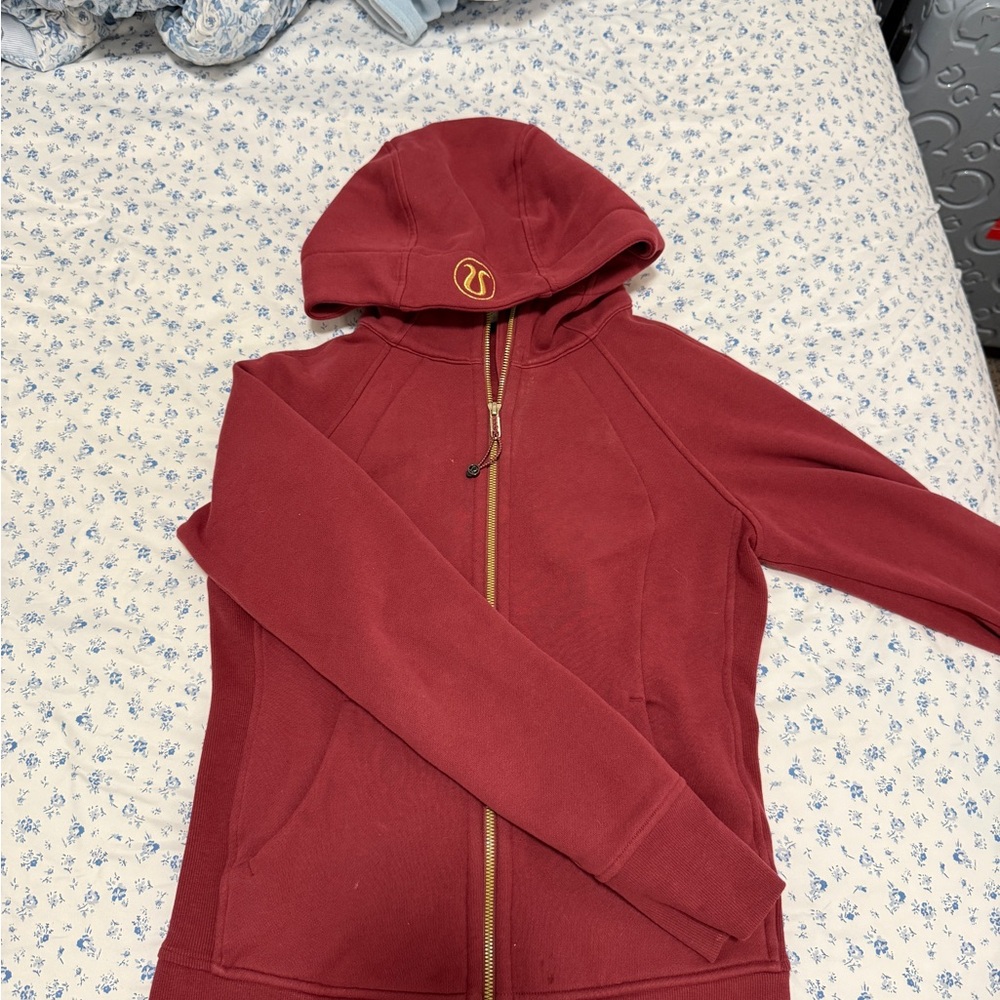Lululemon Athletica Red Hoodie Jacket